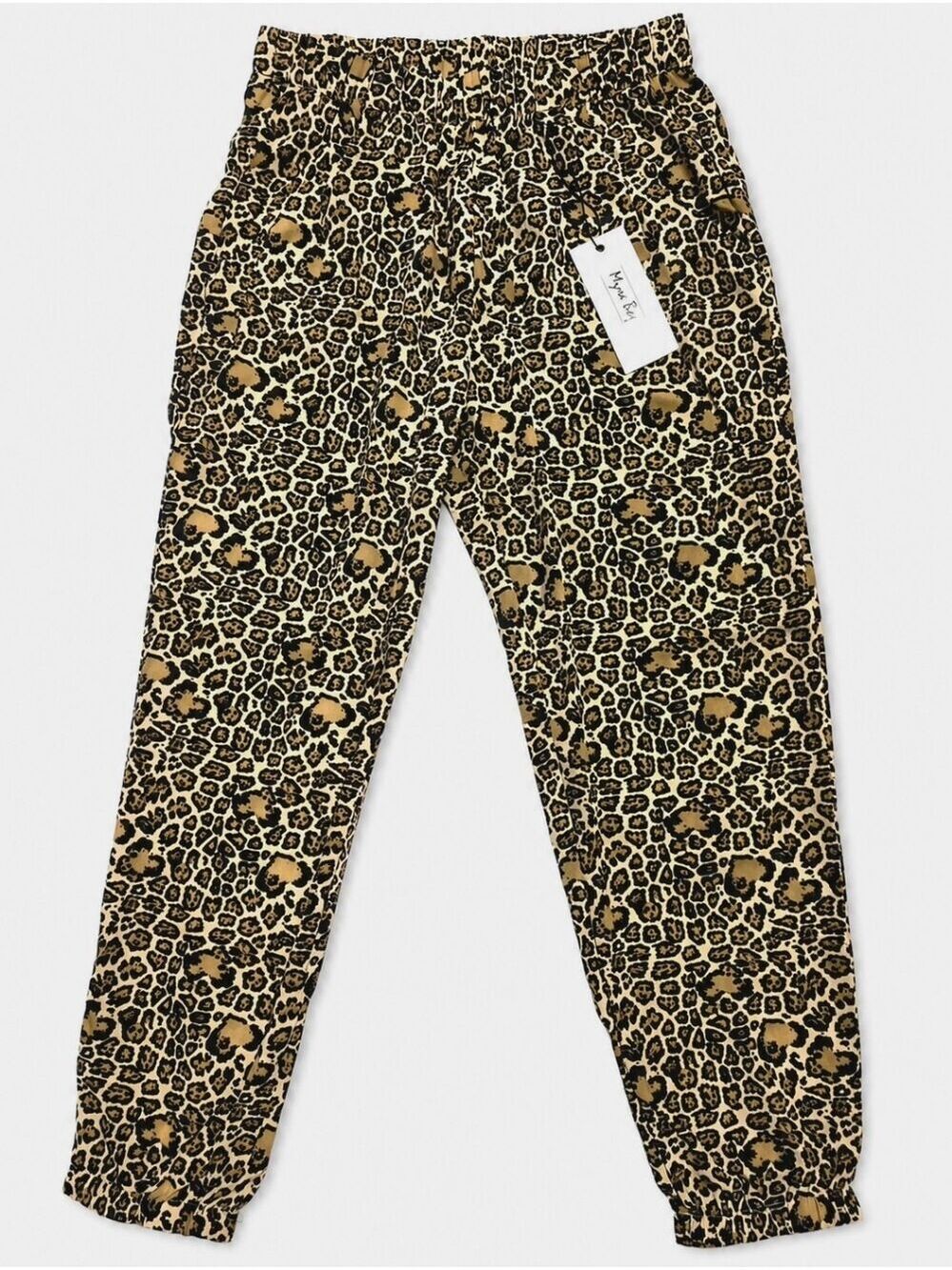 Myra Bag Leopard Print Jogger Pants Small NWT